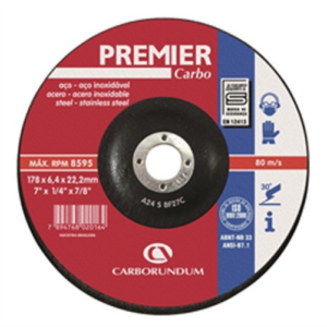 Disco PREMIER de 4 1/2" x 7/8" 1/4"