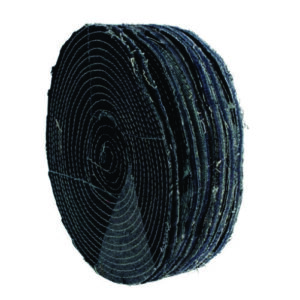 Disco en tela azul de 12" h: 1/2"