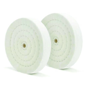 Disco en tela blanca de 12" h: 1/2"