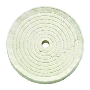 Disco en tela blanca de 8" h: 1/2"